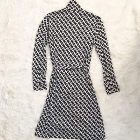 Diane Von Furstenberg Dresses Dvf Black White Chainlink Classic